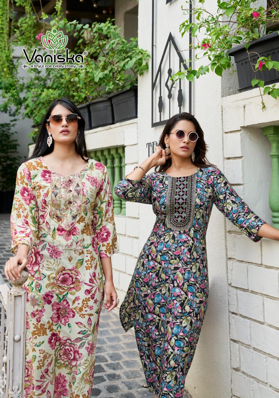 Vaniska Charming Vol 2 catalog indian kurti for women usa