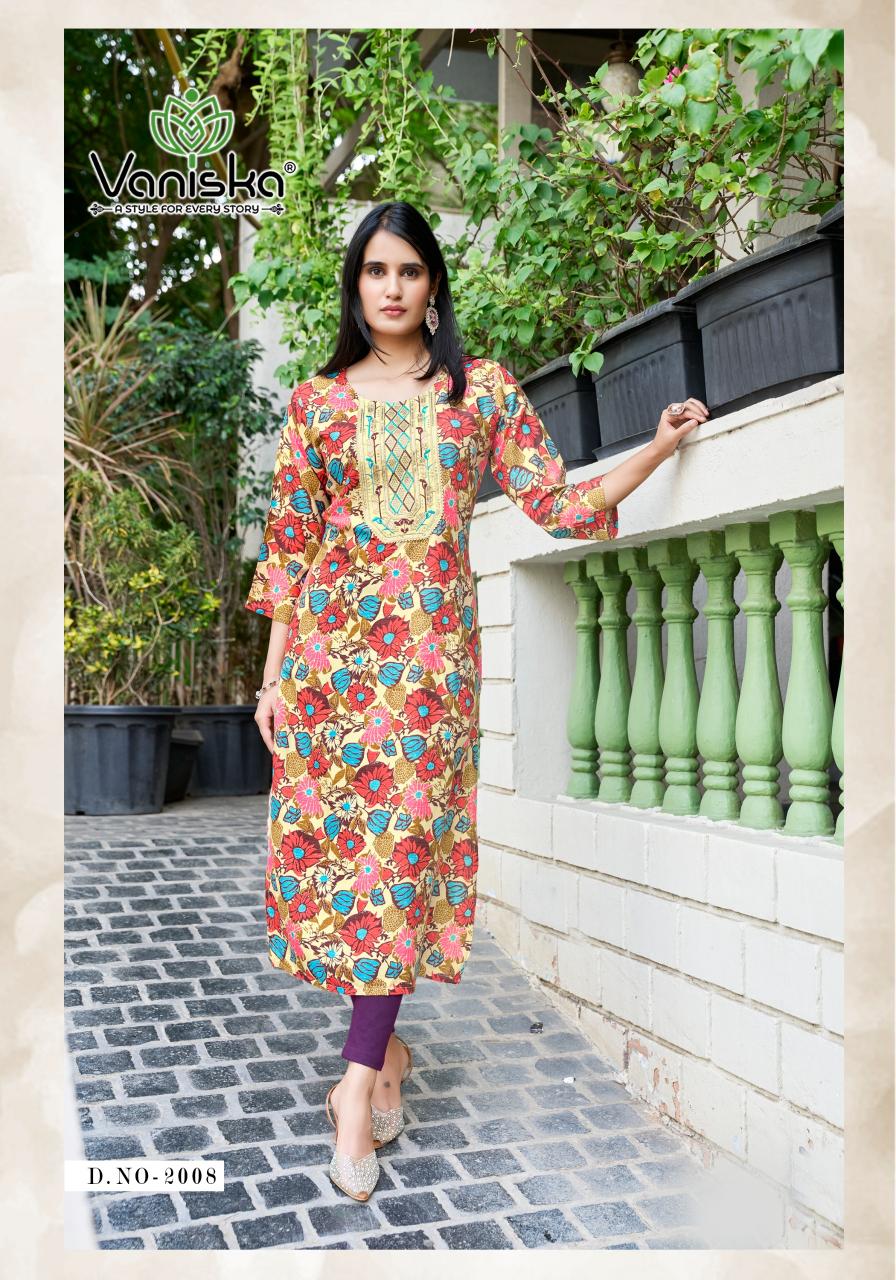 Vaniska Charming Vol 2 catalog indian kurti for women usa