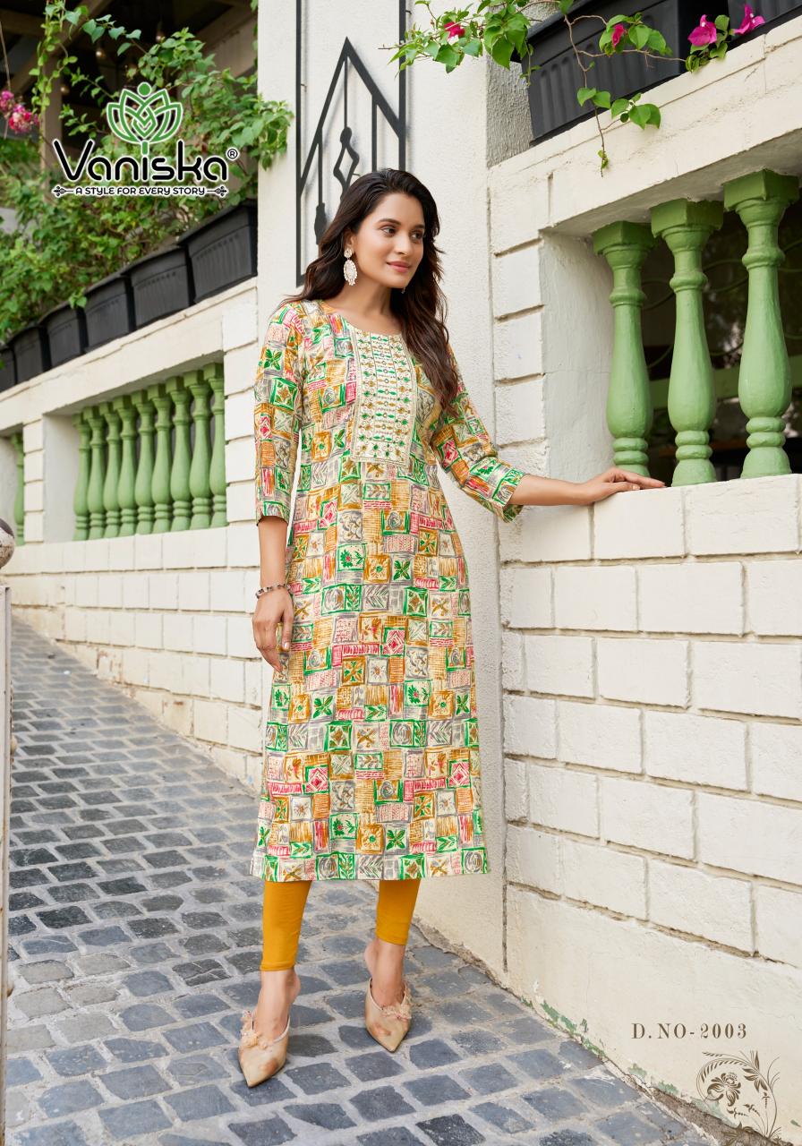 Vaniska Charming Vol 2 catalog indian kurti for women usa