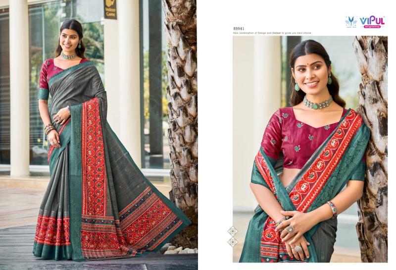 Vipul Ridhima catalog silk palace sarees surat