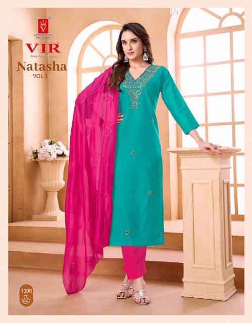 Vir Natasha vol 1 catalog ethnic indian kurtis online