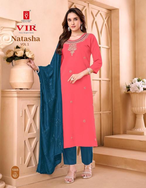 Vir Natasha vol 1 catalog ethnic indian kurtis online