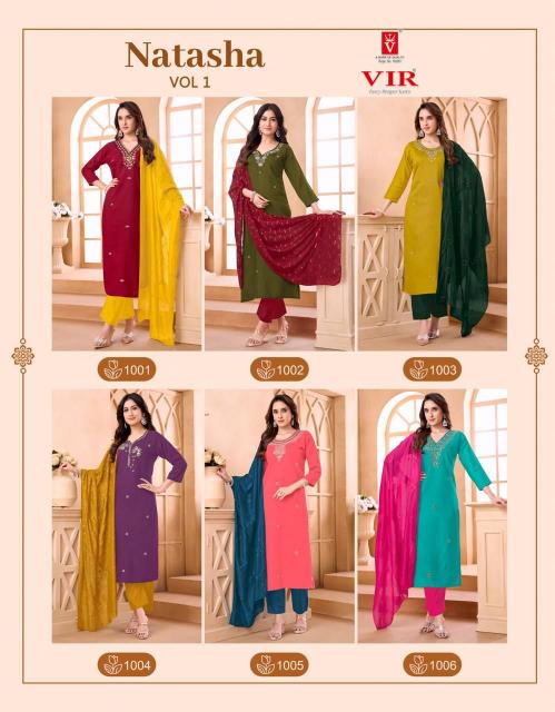Vir Natasha vol 1 catalog ethnic indian kurtis online