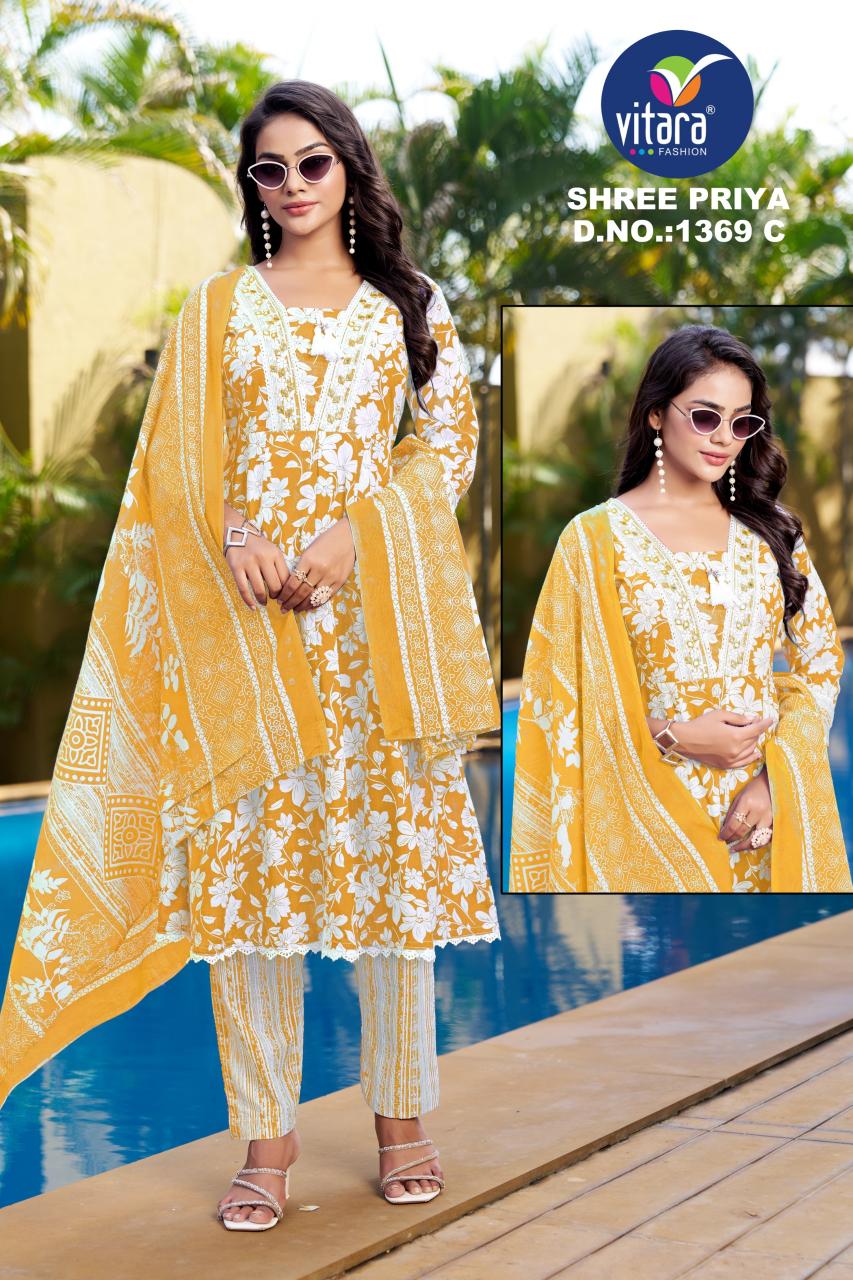 Vitara Shree Priya Catalog designer kurtis ebay india