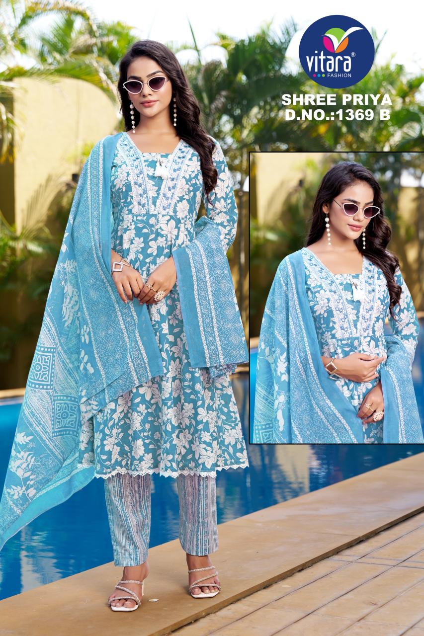 Vitara Shree Priya Catalog designer kurtis ebay india