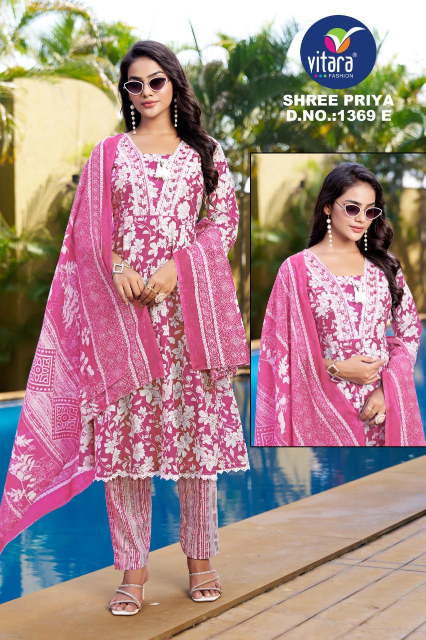Vitara Shree Priya Catalog designer kurtis ebay india