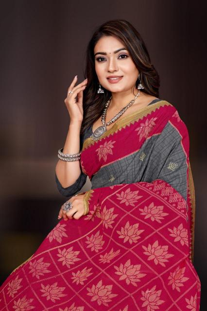 VJ Savitri Vol-01 – Cotton Sarees - Wholesale Catalog