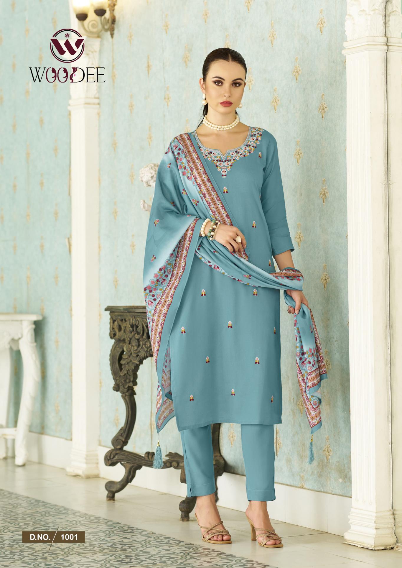 Woodee Chitraa catalog designer kurti suppliers in india 