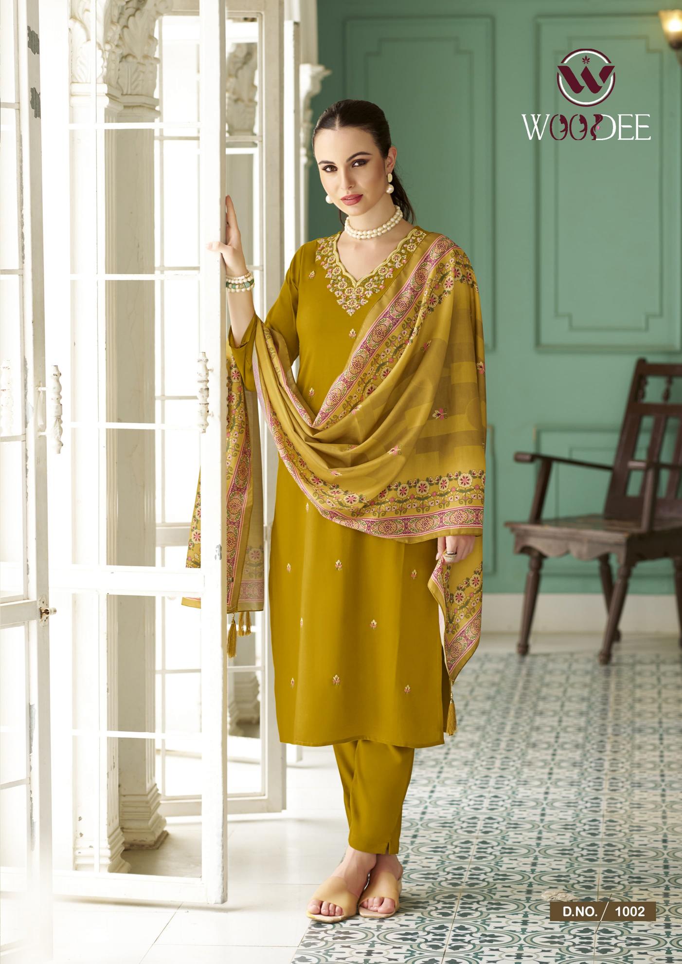Woodee Chitraa catalog designer kurti suppliers in india 