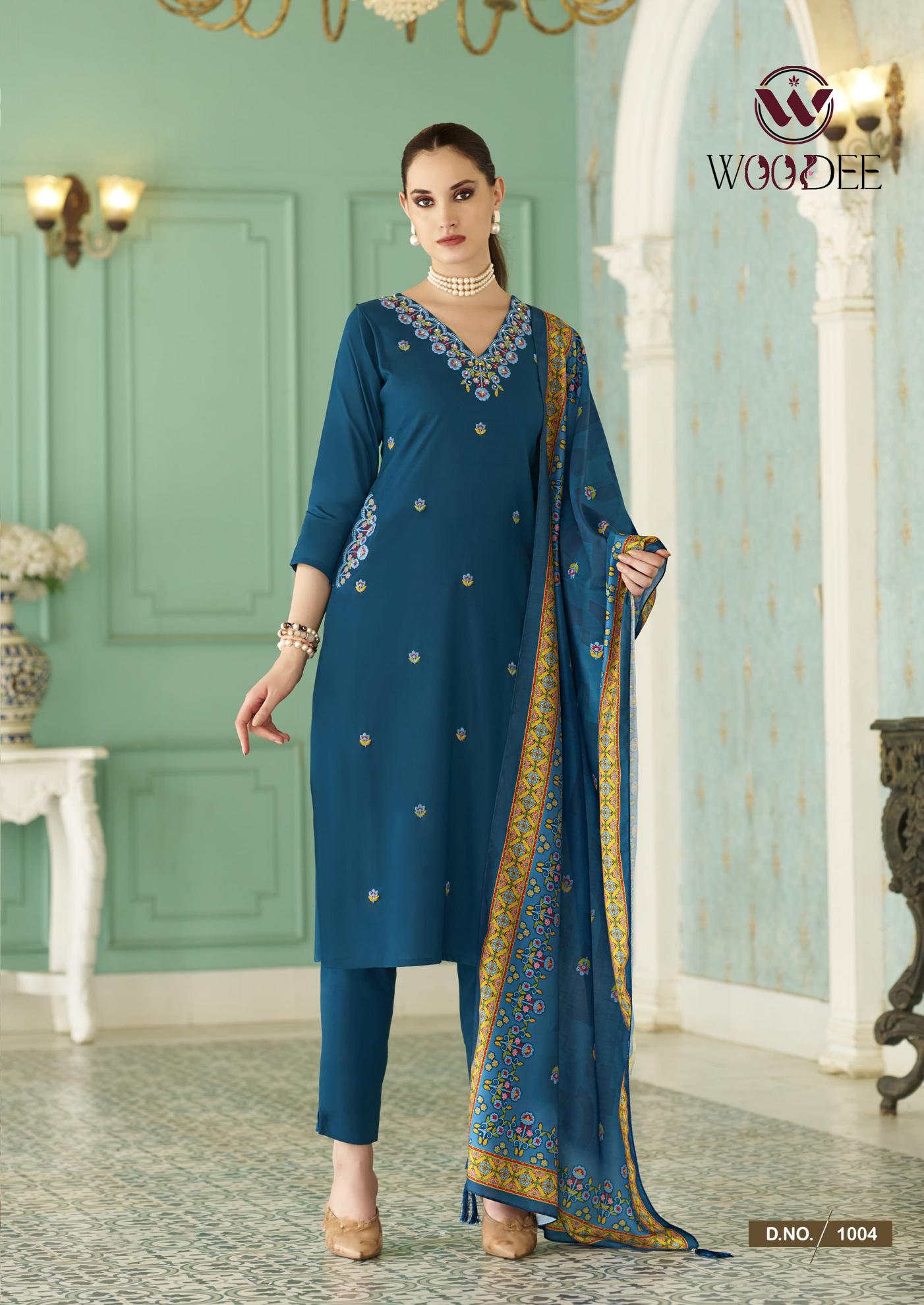 Woodee Chitraa catalog designer kurti suppliers in india 