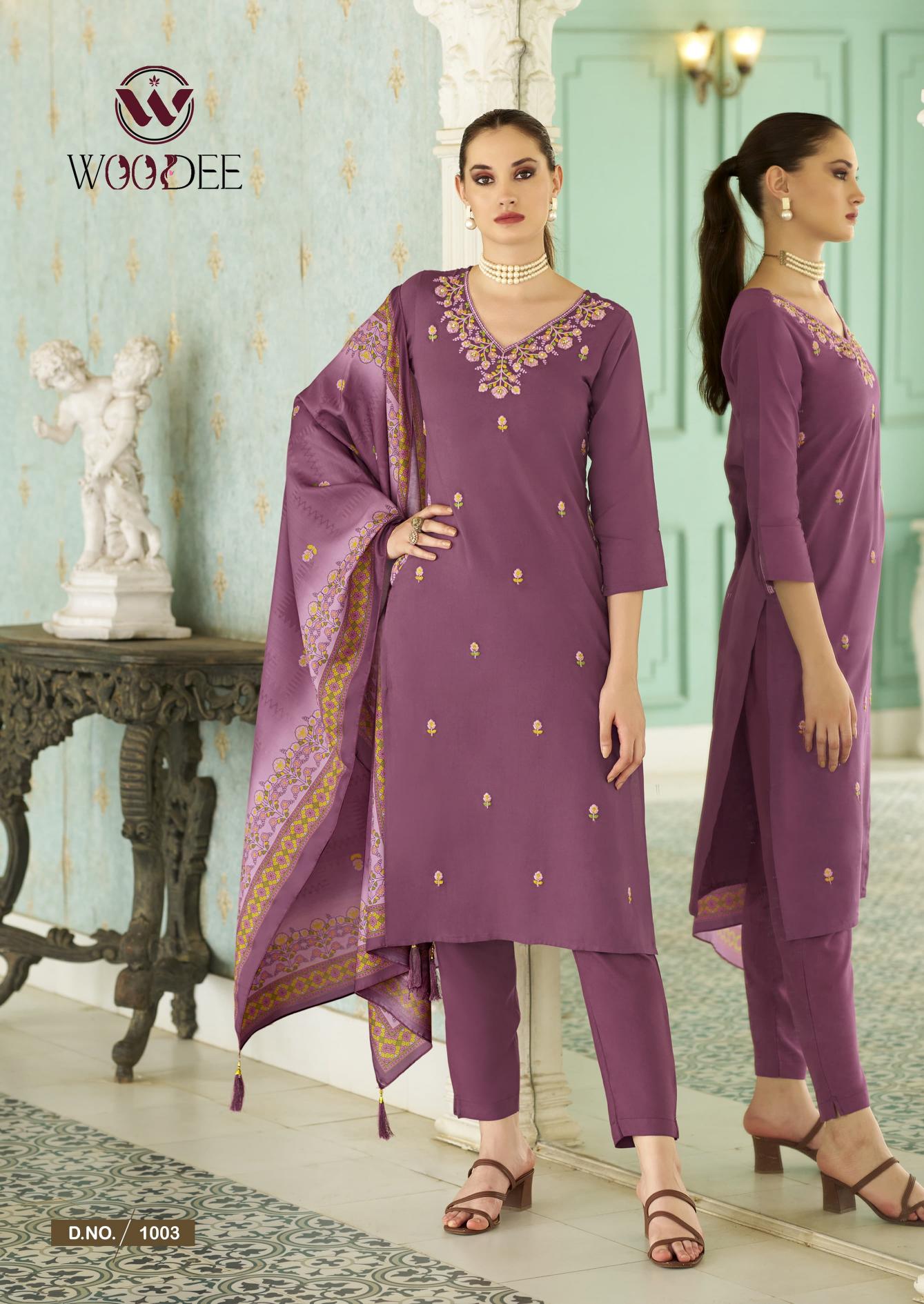 Woodee Chitraa catalog designer kurti suppliers in india 