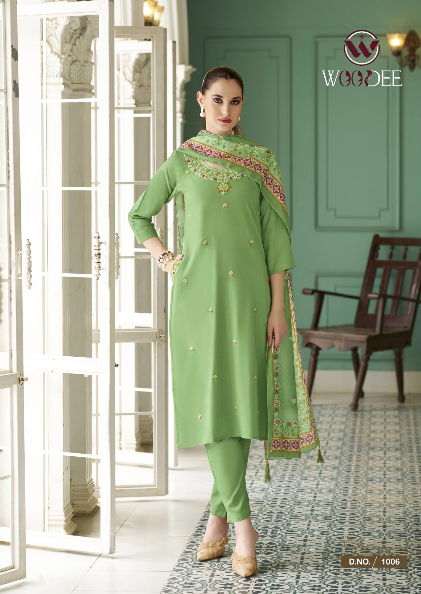 Woodee Chitraa catalog designer kurti suppliers in india 