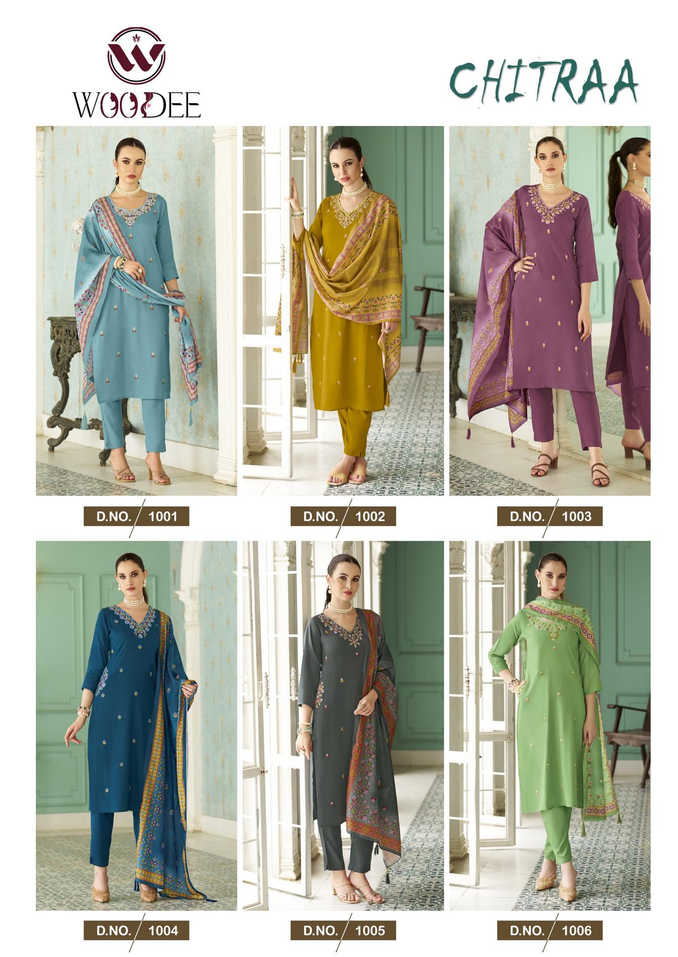 Woodee Chitraa catalog designer kurti suppliers in india 