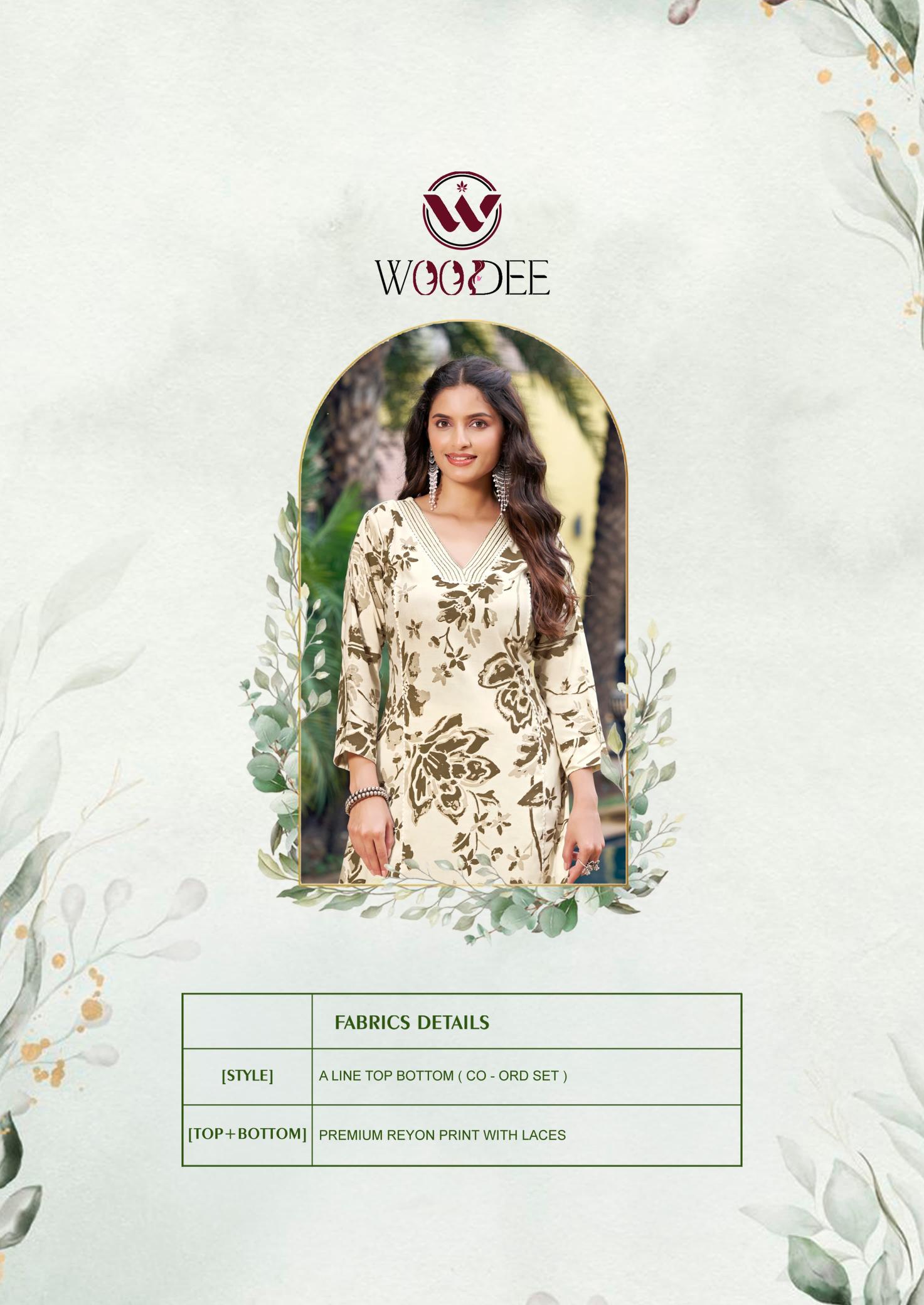 Woodee Payal catalog co ord set women wholesale