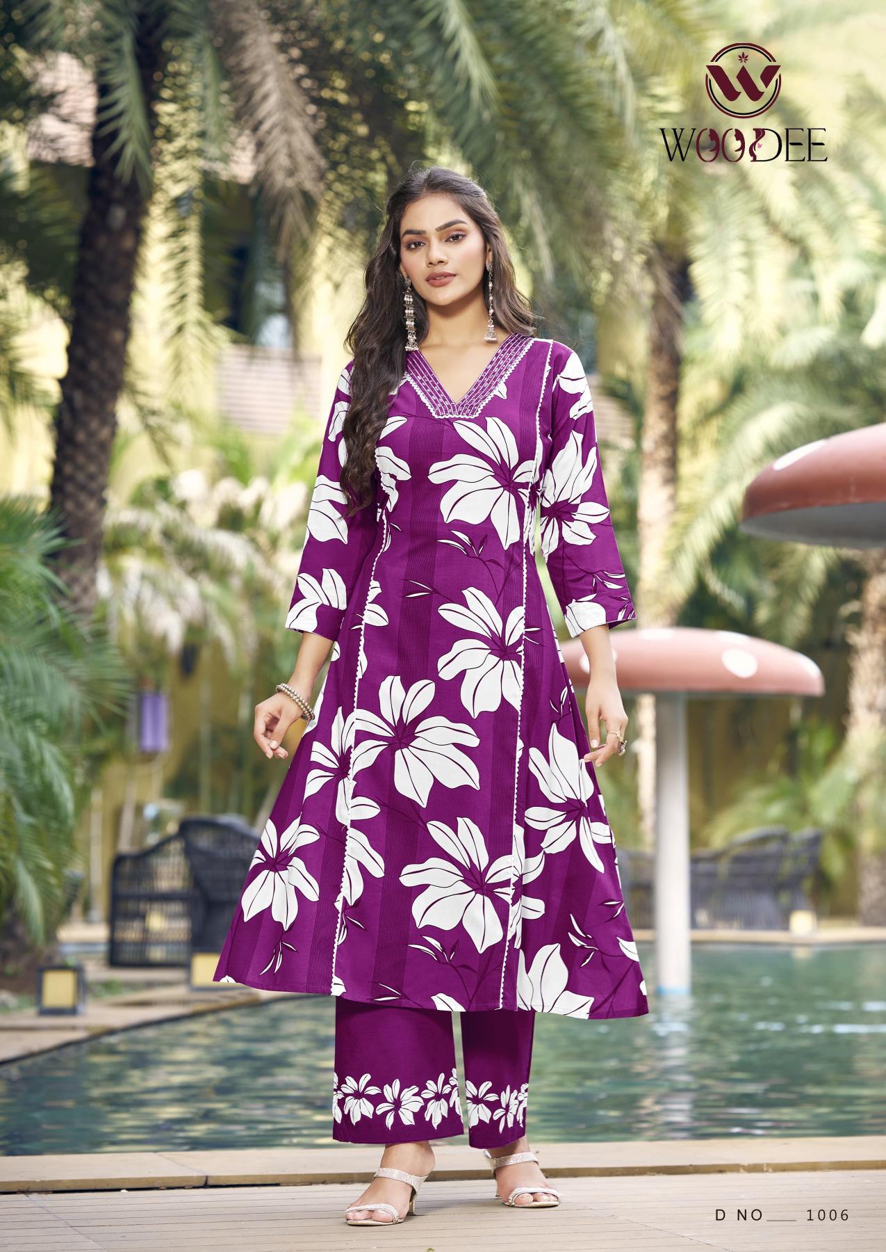 Woodee Payal catalog co ord set women wholesale