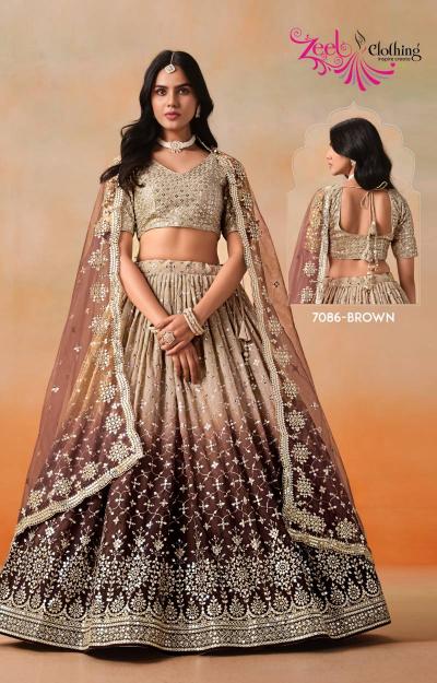 Zeel Clothing Elegance catalog best lehenga market in india