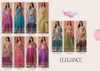 Zeel Clothing Elegance catalog best lehenga market in india