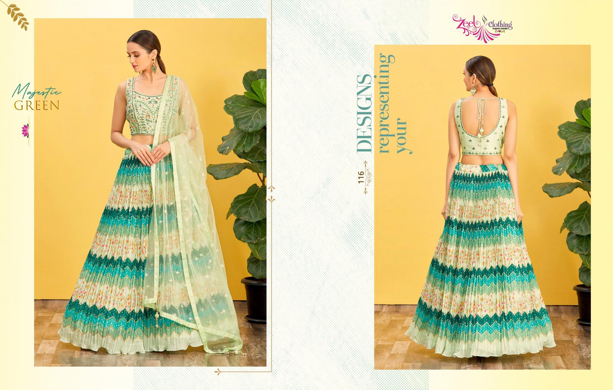 Zeel Clothing Mandakini vol 2 catalog best lehenga online india