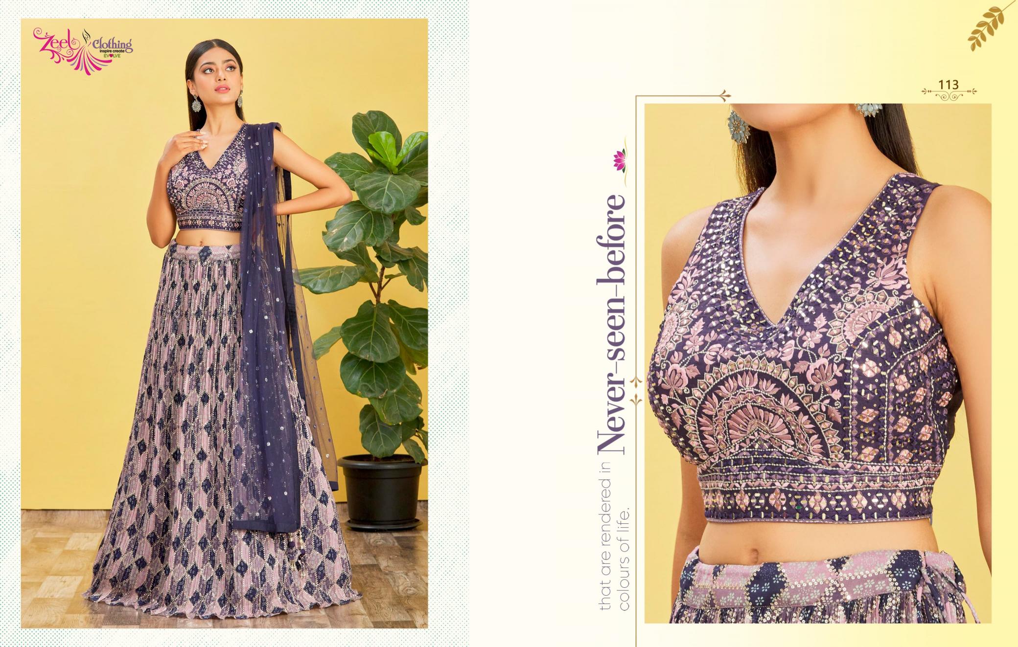Zeel Clothing Mandakini vol 2 catalog best lehenga online india