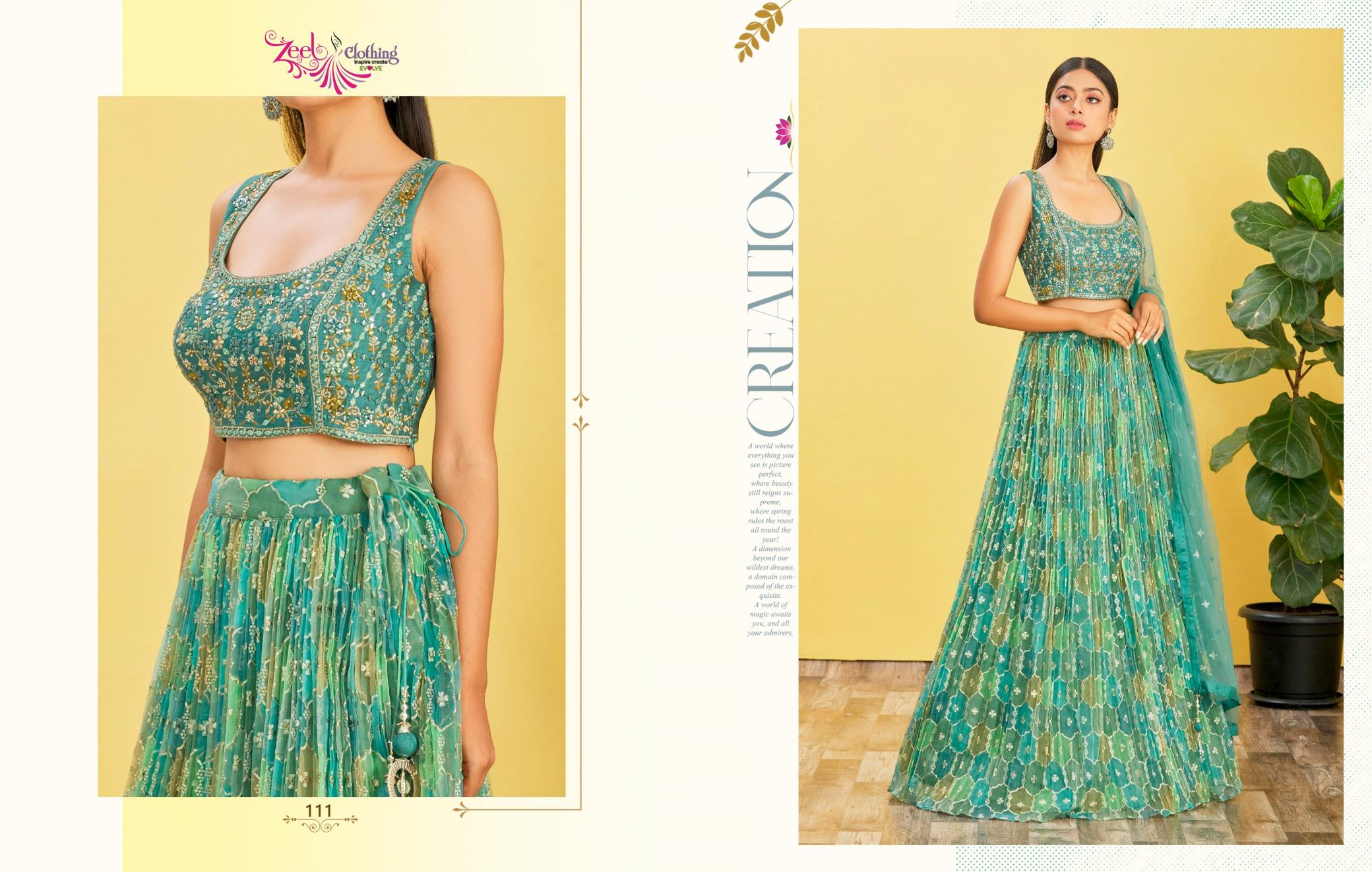 Zeel Clothing Mandakini vol 2 catalog best lehenga online india