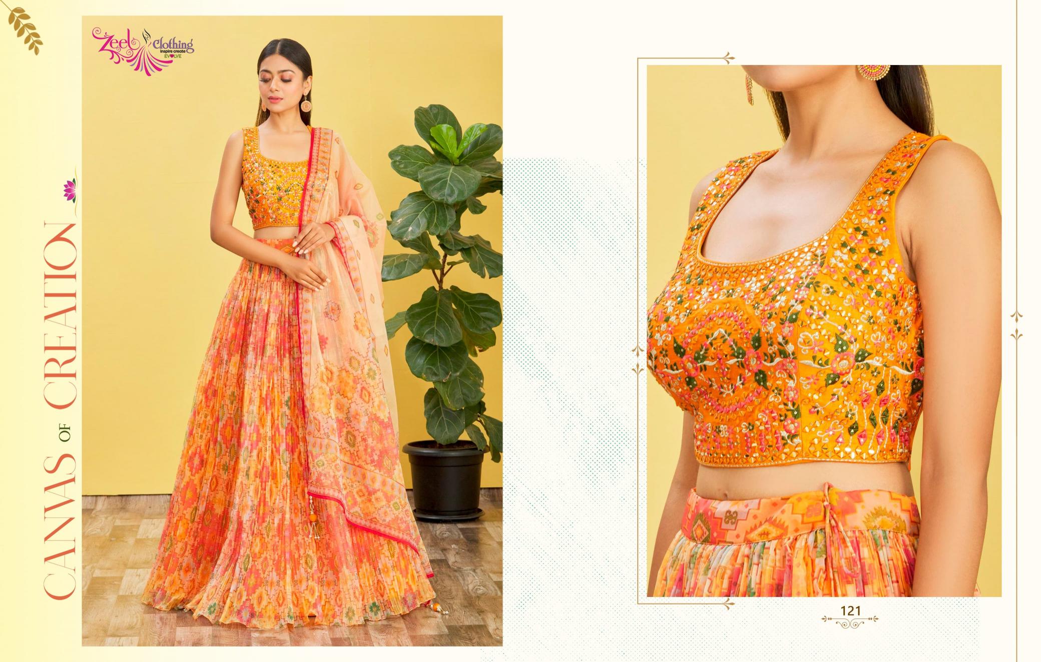 Zeel Clothing Mandakini vol 2 catalog best lehenga online india