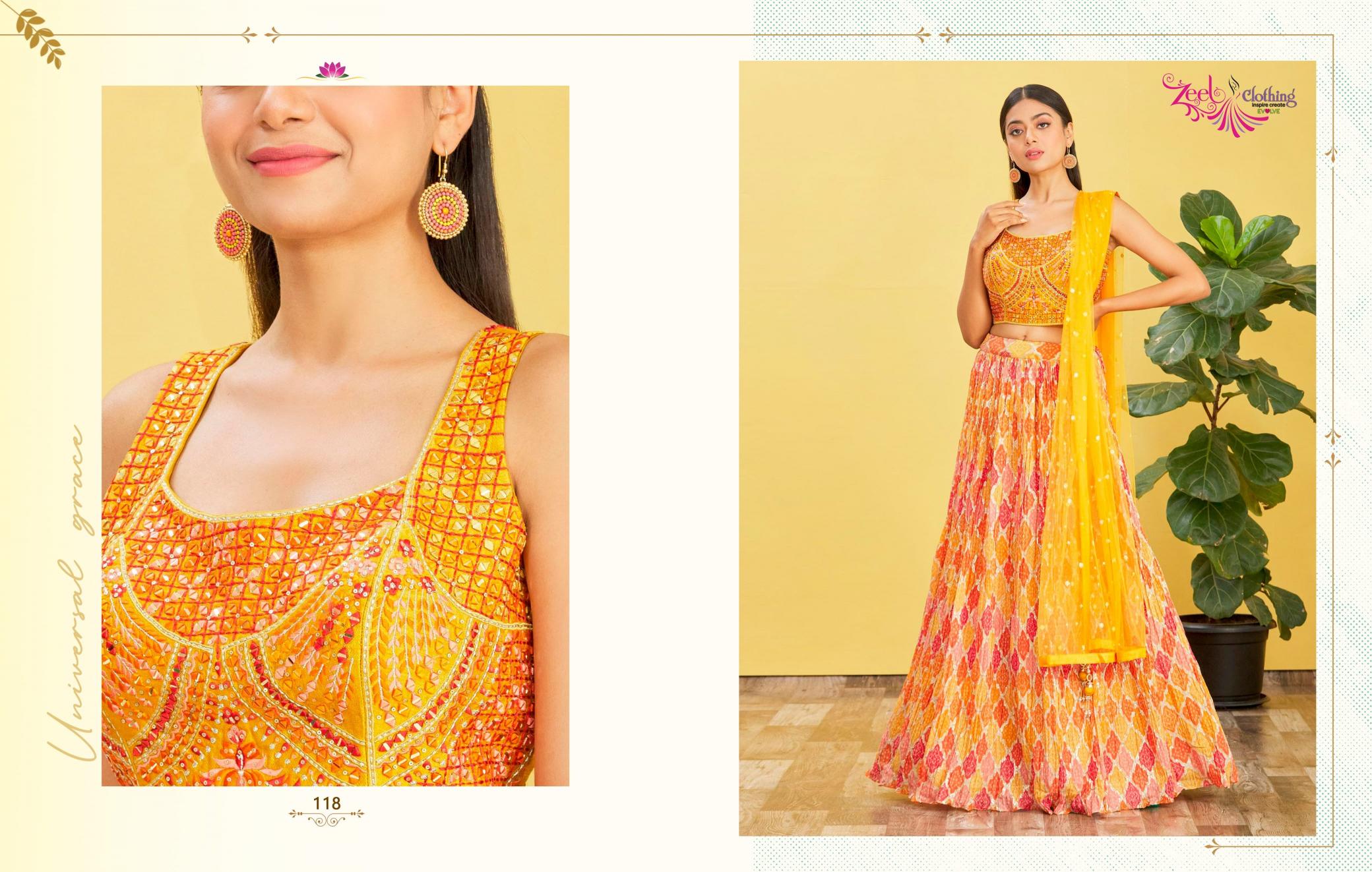 Zeel Clothing Mandakini vol 2 catalog best lehenga online india
