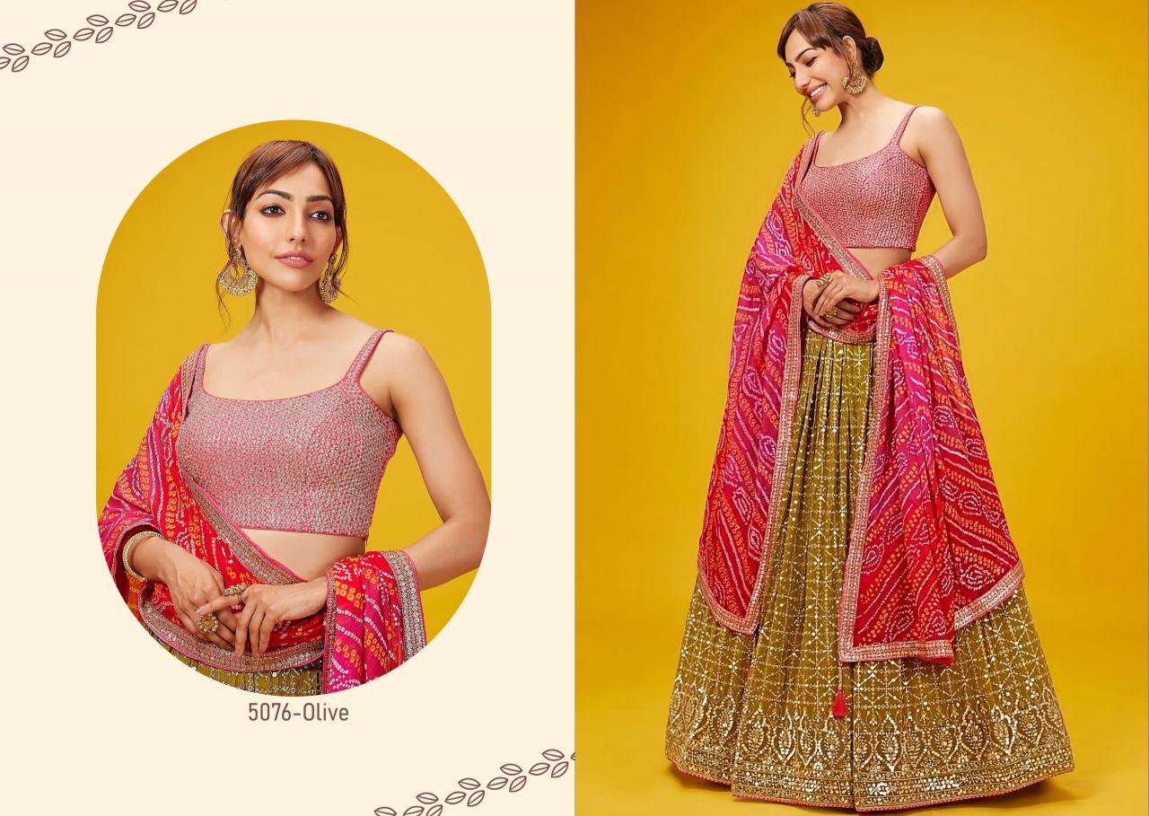 Zeel Clothing Volume 28 Catalog india party wear lehenga