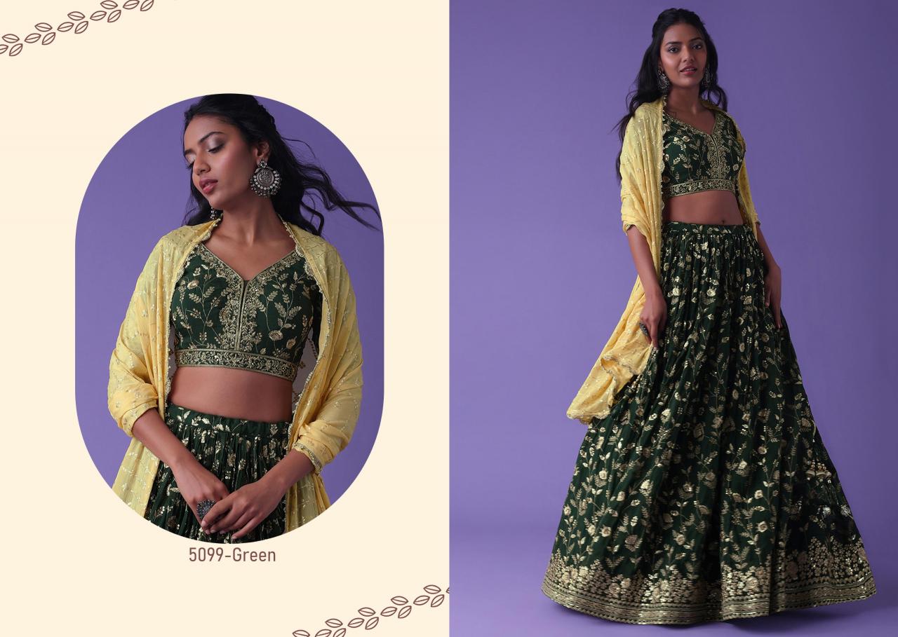 Zeel Clothing Volume 28 Catalog india party wear lehenga