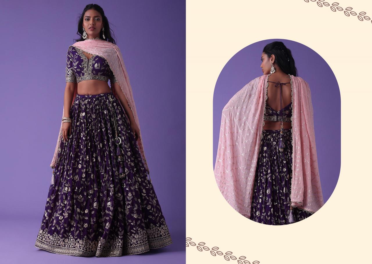 Zeel Clothing Volume 28 Catalog india party wear lehenga