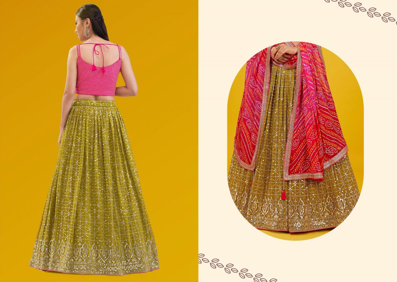 Zeel Clothing Volume 28 Catalog india party wear lehenga