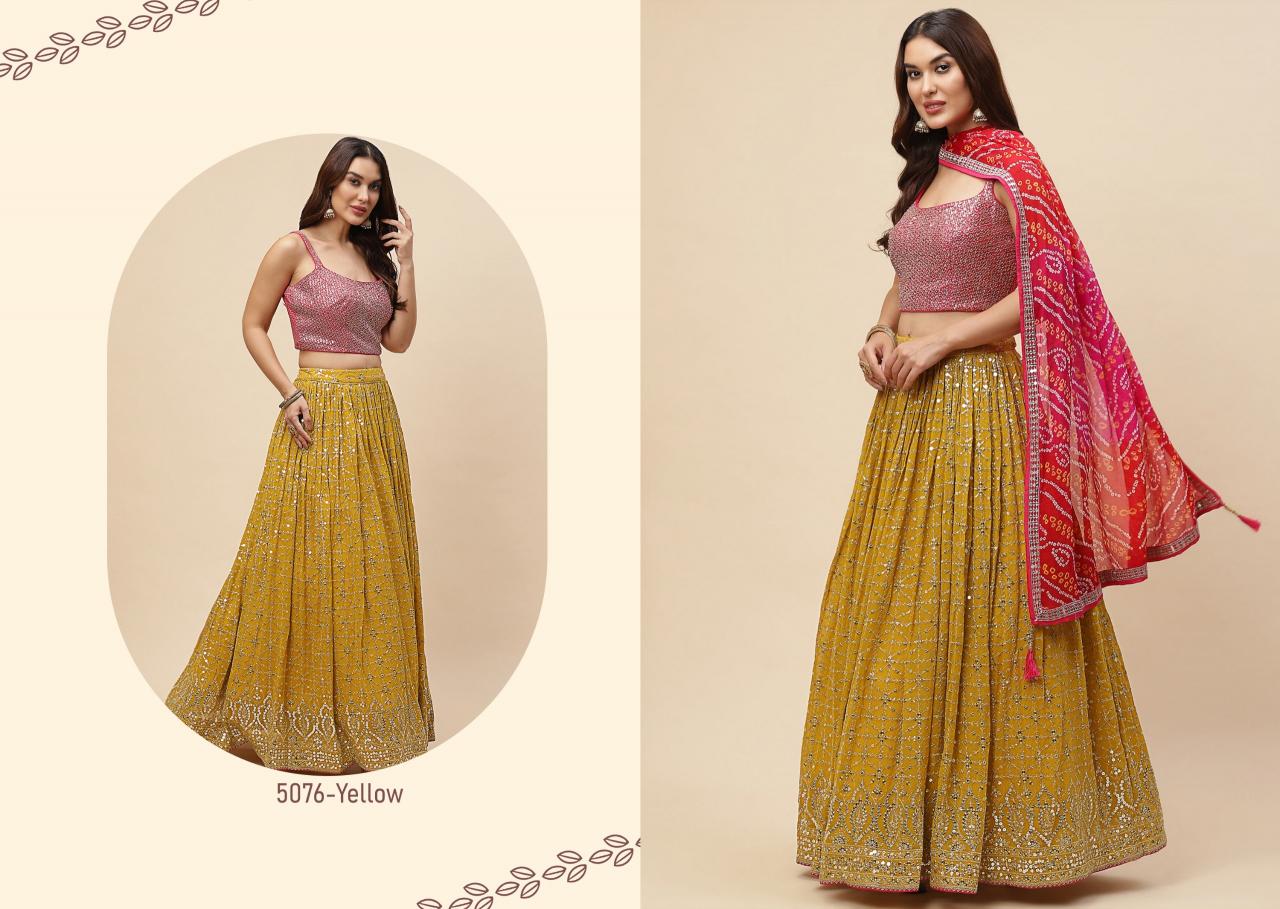 Zeel Clothing Volume 28 Catalog india party wear lehenga