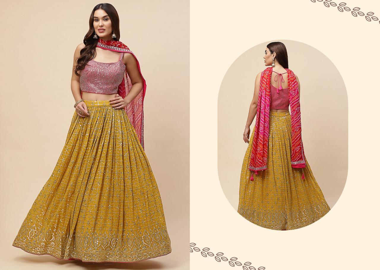Zeel Clothing Volume 28 Catalog india party wear lehenga