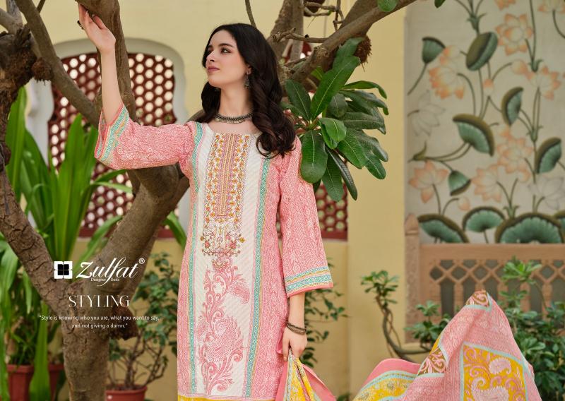 Zulfat Venisha vol 2 catalog ladies wholesale dress material market in hyderabad