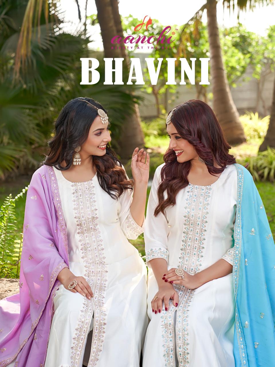Aanchi Bhavini catalog indian silk kurti