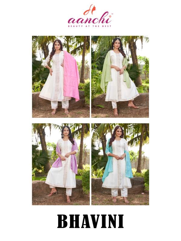 Aanchi Bhavini catalog indian silk kurti