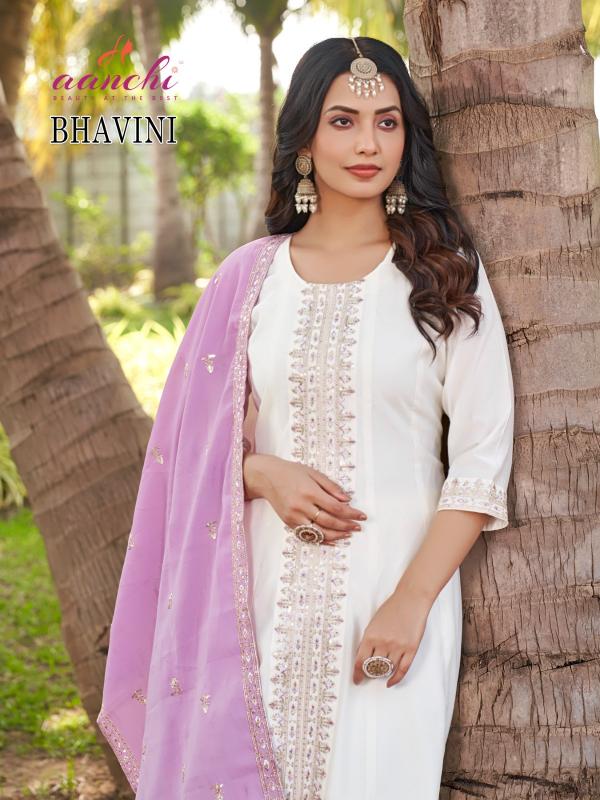 Aanchi Bhavini catalog indian silk kurti