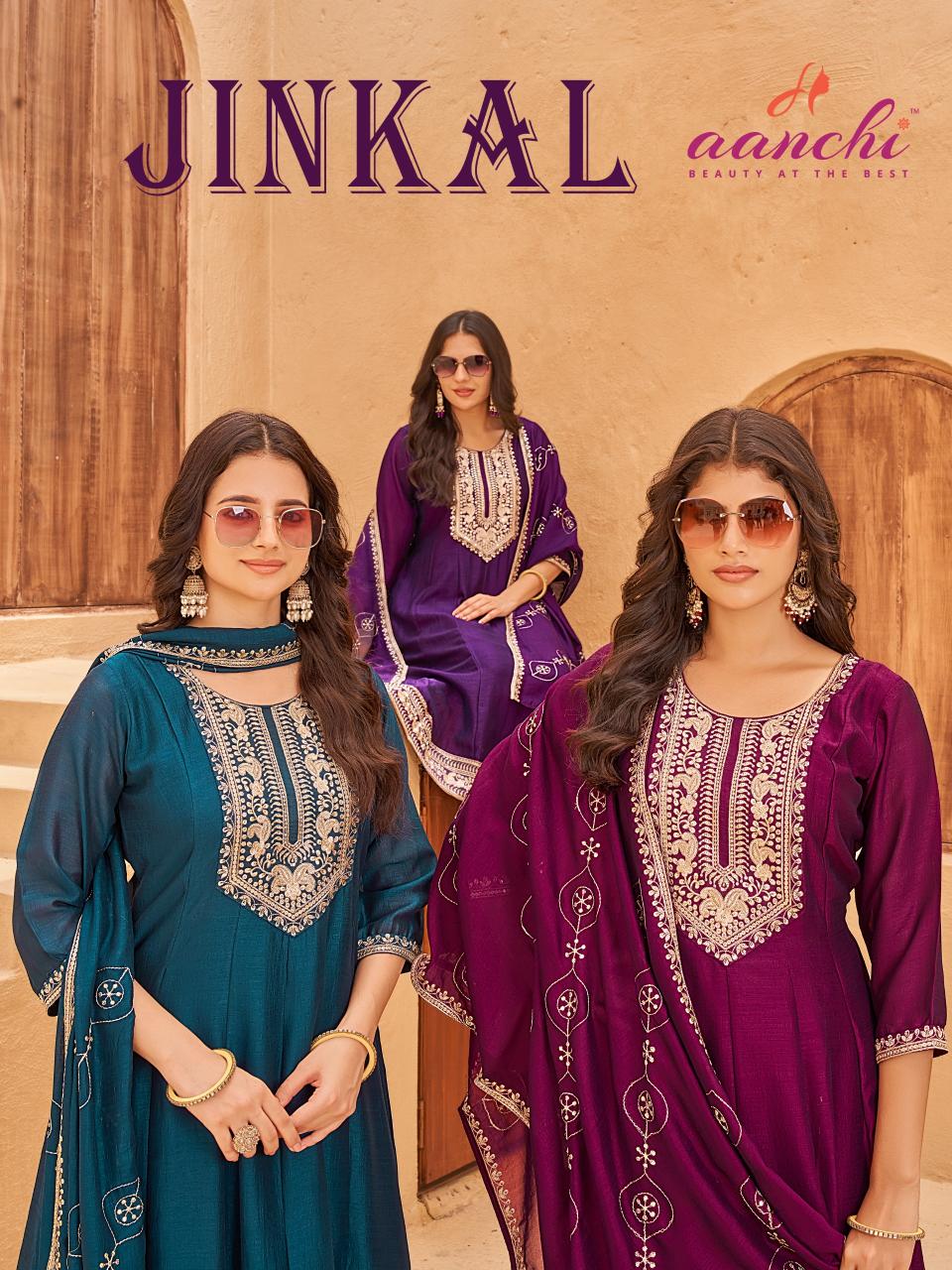 Aanchi Jinkal catalog anarkali kurti online shopping india
