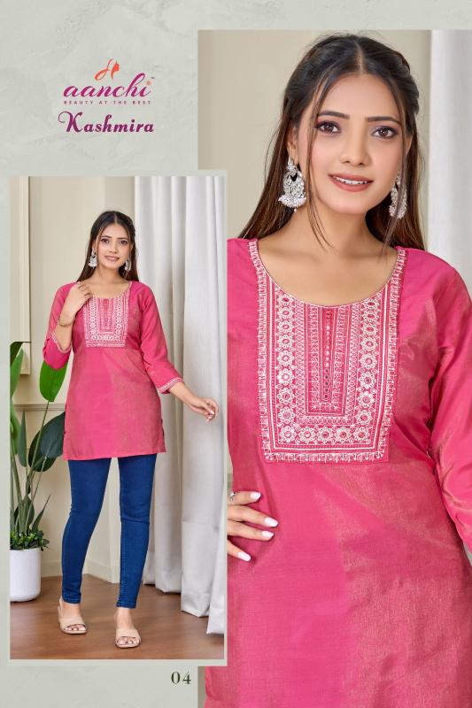 Aanchi Kashmira Catalog indian kurti tunic womens tops