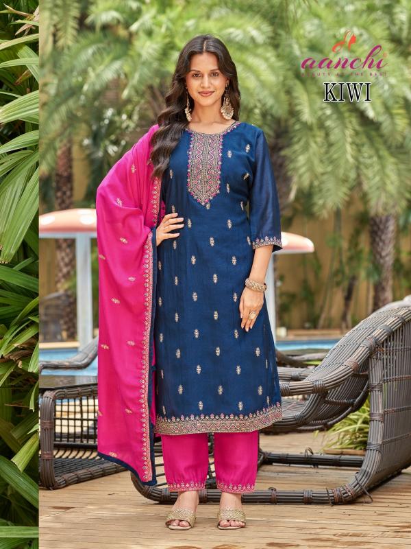 Aanchi Kiwi vol 2 catalog party wear kurtis india