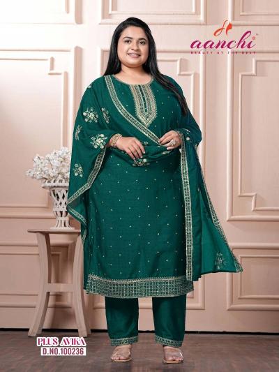 Aanchi Plus Avika catalog trendy indian kurtis