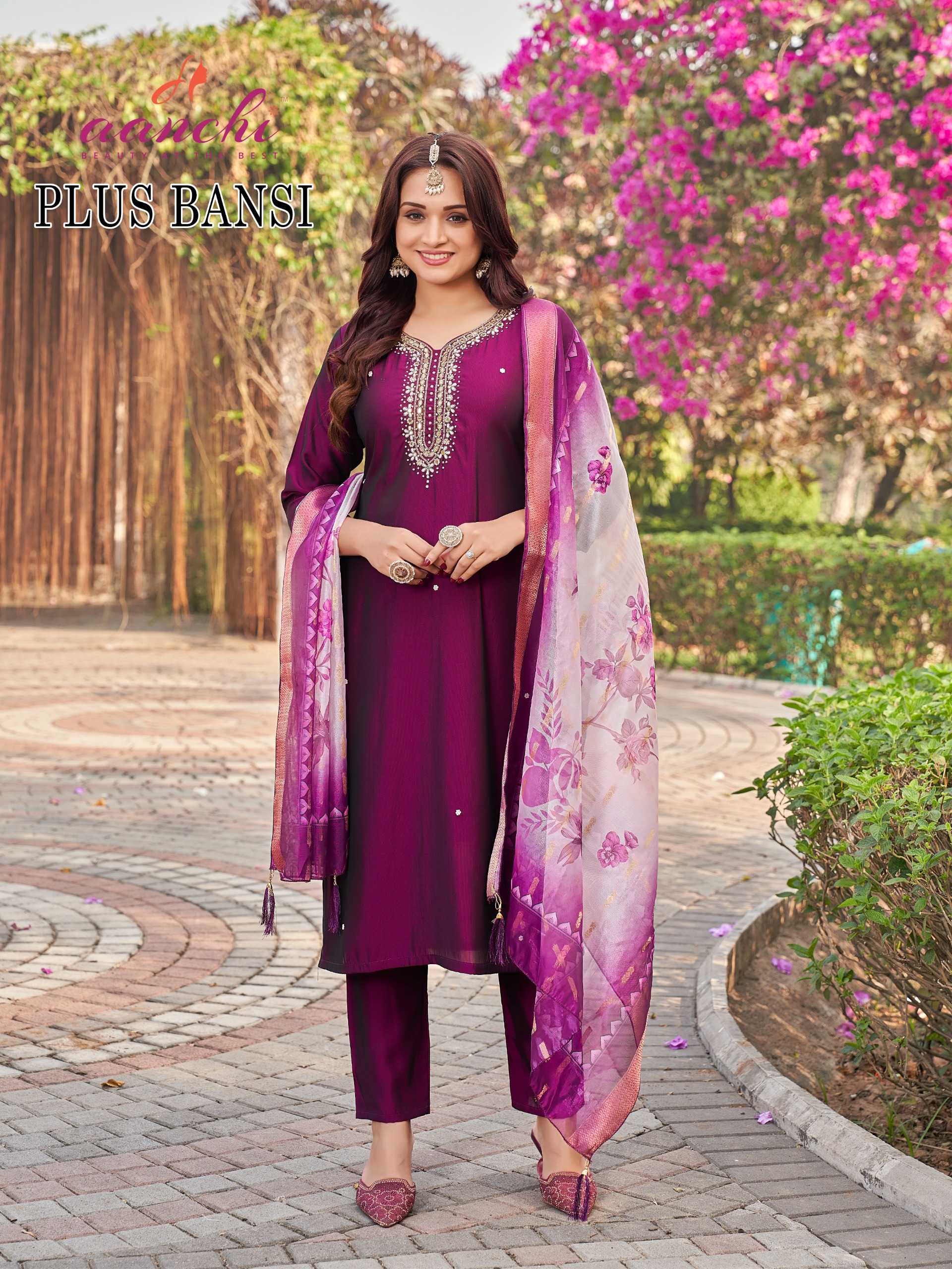 Aanchi Plus Bansi catalog indian designer kurti manufacturers