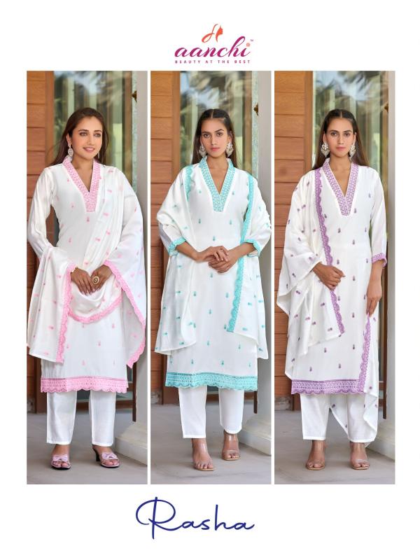 Aanchi Rasha catalog south indian white kurti