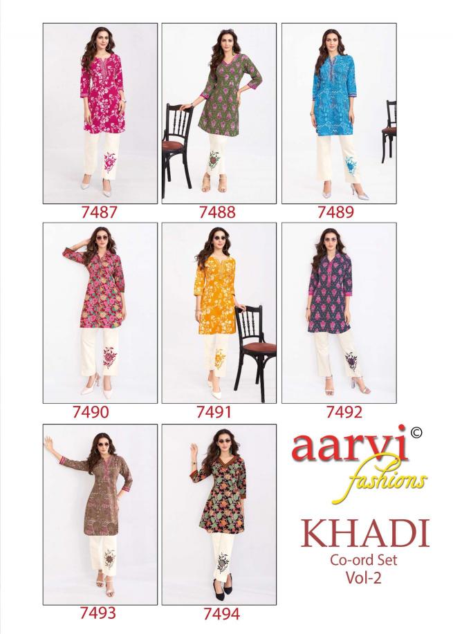 Aarvi Khadi Vol-2 – Cord Sets - Wholesale Catalog