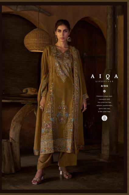 Aiqa Demoor catalog wholesale rate salwar kameez