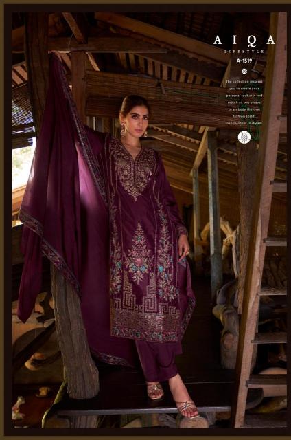 Aiqa Demoor catalog wholesale rate salwar kameez