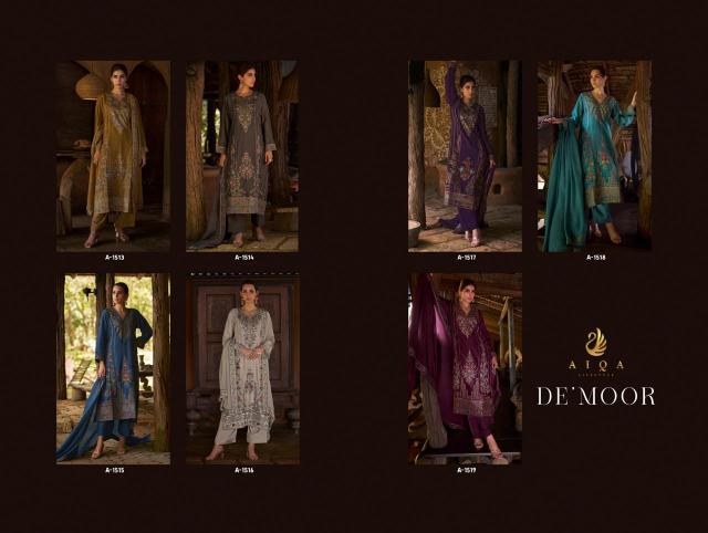 Aiqa Demoor catalog wholesale rate salwar kameez