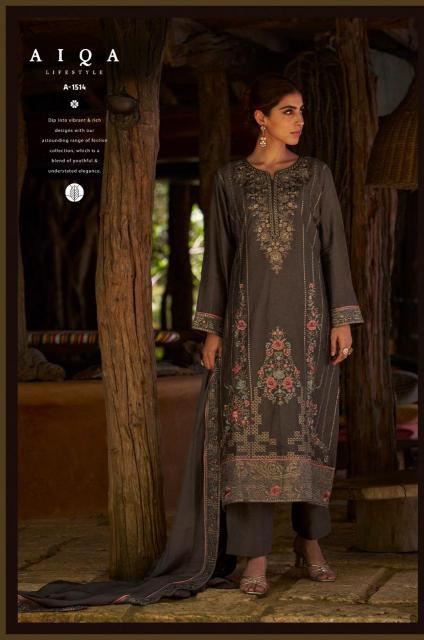 Aiqa Demoor catalog wholesale rate salwar kameez