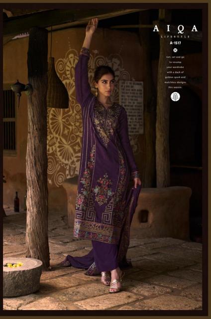 Aiqa Demoor catalog wholesale rate salwar kameez