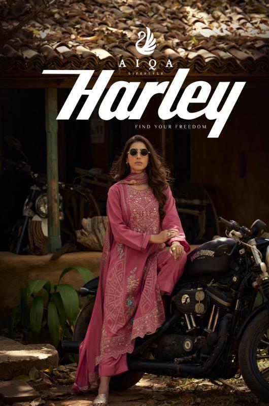Aiqa Harley catalog bandhej salwar kameez wholesale