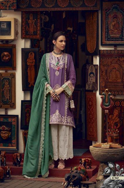Aiqa Take catalog wholesale unstitched salwar kameez material